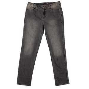 Old Navy Wow Boyfriend Fit Mid Rise Straight Leg Jeans Womens Size 8 Gray